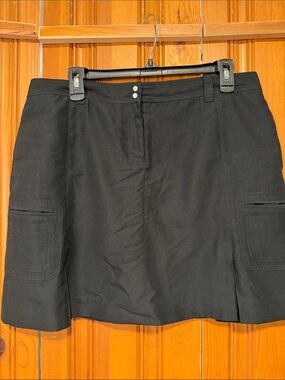 Black Izod golf skort Pocket